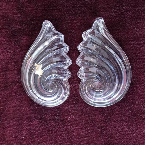 Mikasa Clear Glass Shell- Decorative Covered Trinket Dish - Picture 7 of 8